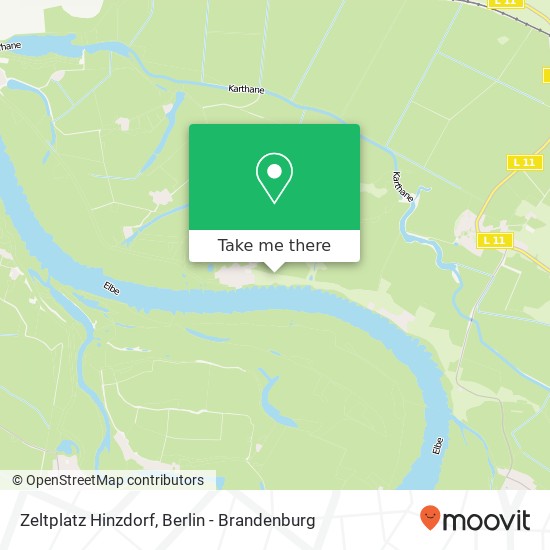 Zeltplatz Hinzdorf map