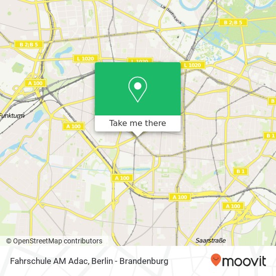 Fahrschule AM Adac map