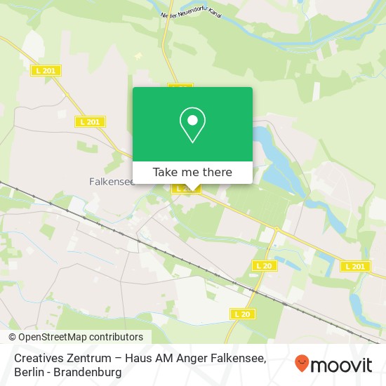 Creatives Zentrum – Haus AM Anger Falkensee map