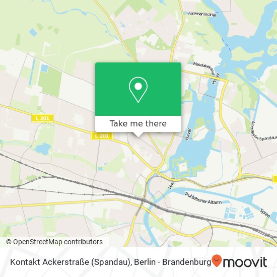 Kontakt Ackerstraße (Spandau) map