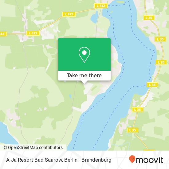 A-Ja Resort Bad Saarow map