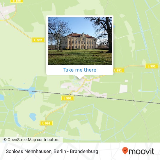 Schloss Nennhausen map