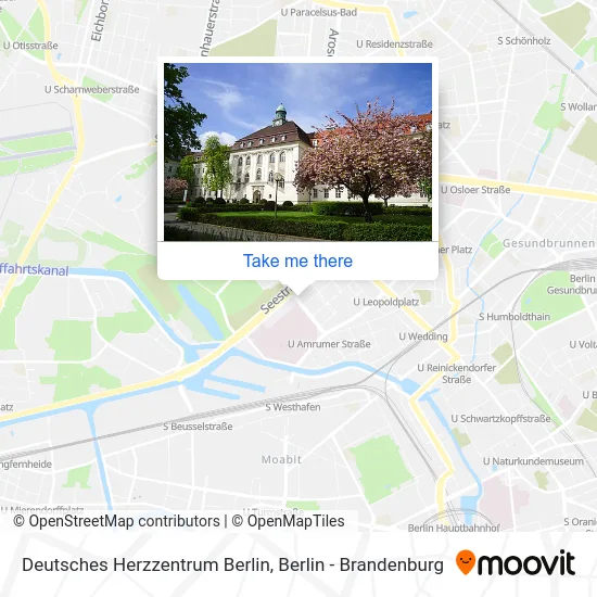 Карта Deutsches Herzzentrum Berlin