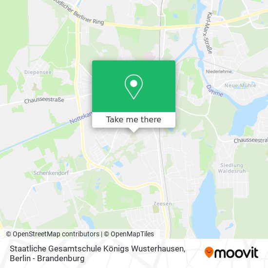 Staatliche Gesamtschule Königs Wusterhausen map