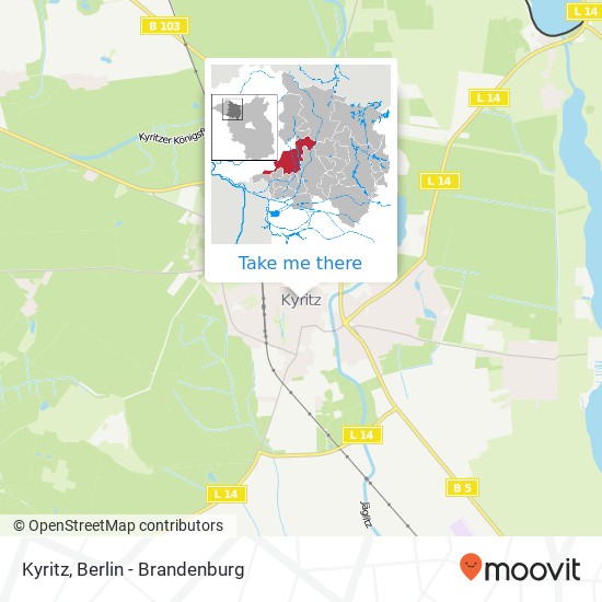 Kyritz map