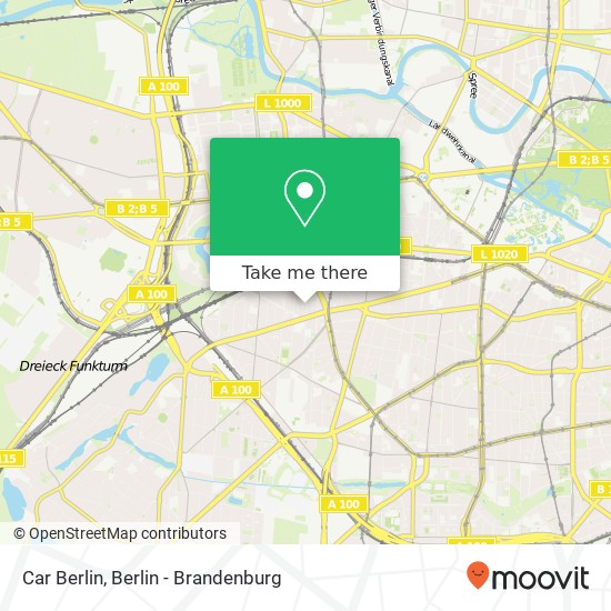 Car Berlin map