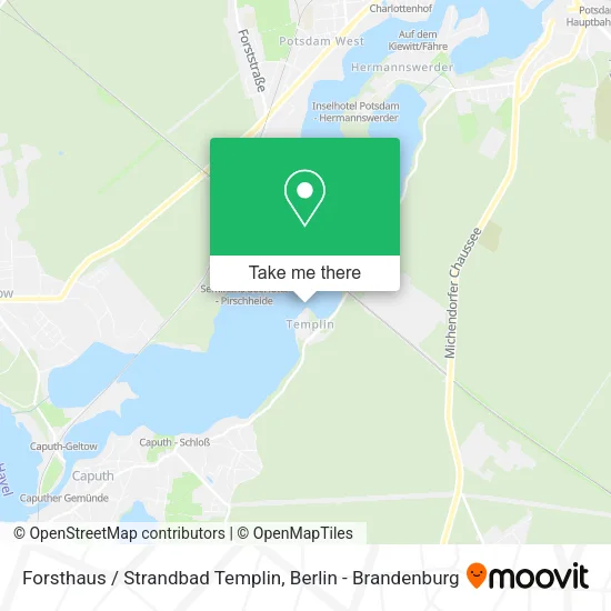 Карта Forsthaus / Strandbad Templin