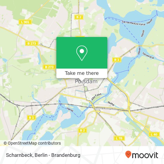 Scharnbeck map