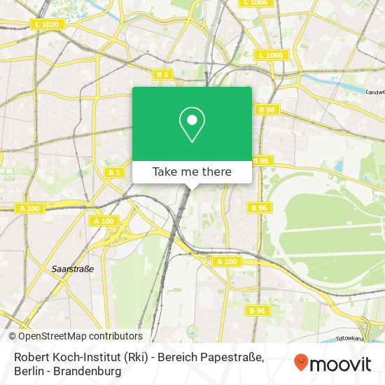 Robert Koch-Institut (Rki) - Bereich Papestraße map