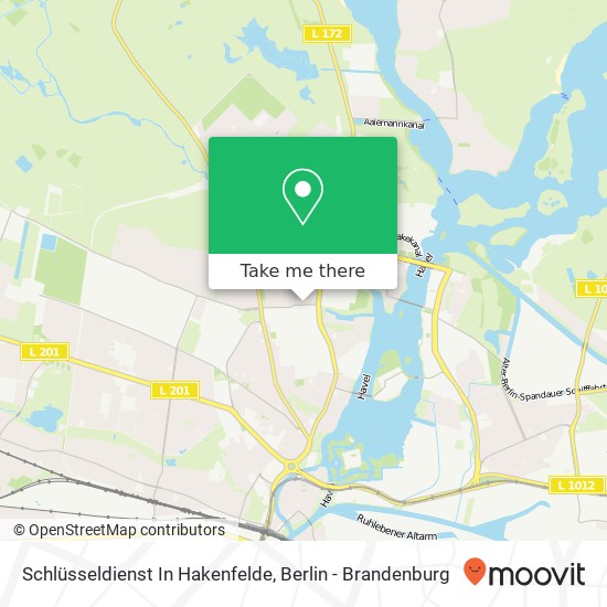 Schlüsseldienst In Hakenfelde map