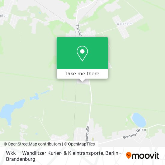 Wkk — Wandlitzer Kurier- & Kleintransporte map