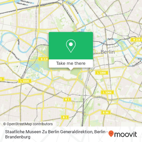 Staatliche Museen Zu Berlin Generaldirektion map