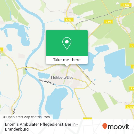 Enomis Ambulater Pflegedienst map