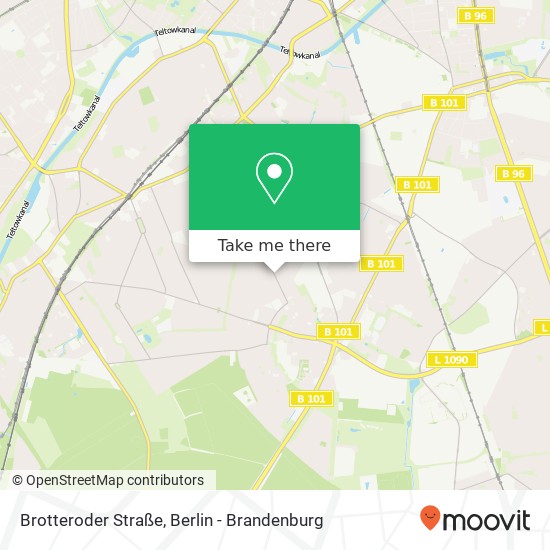 Brotteroder Straße map