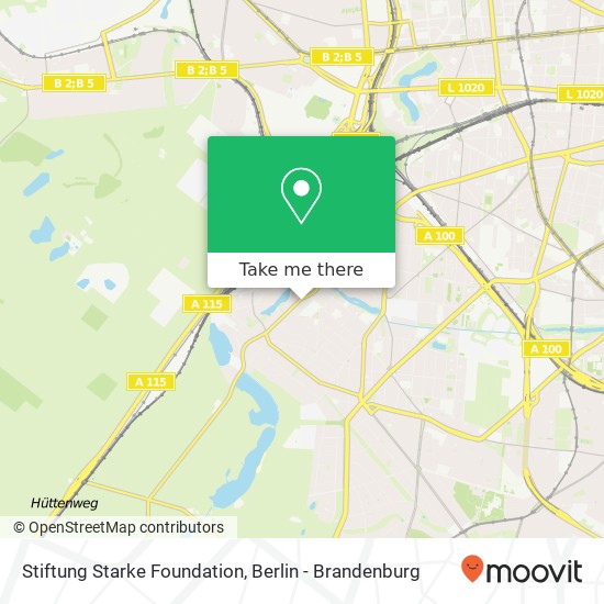 Stiftung Starke Foundation map