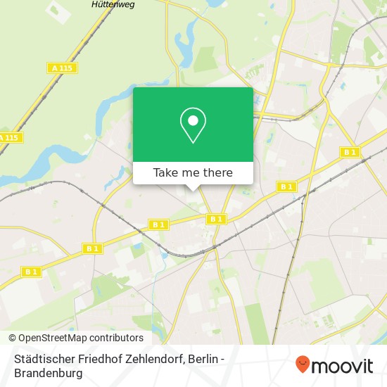 Städtischer Friedhof Zehlendorf map