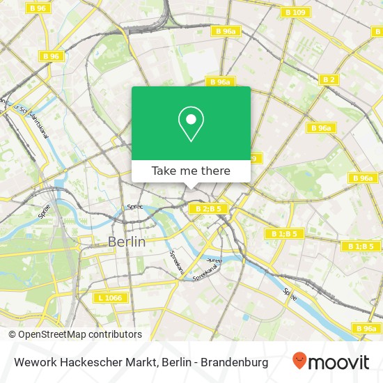 Карта Wework Hackescher Markt