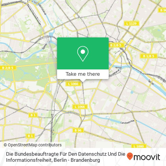 Die Bundesbeauftragte Für Den Datenschutz Und Die Informationsfreiheit map