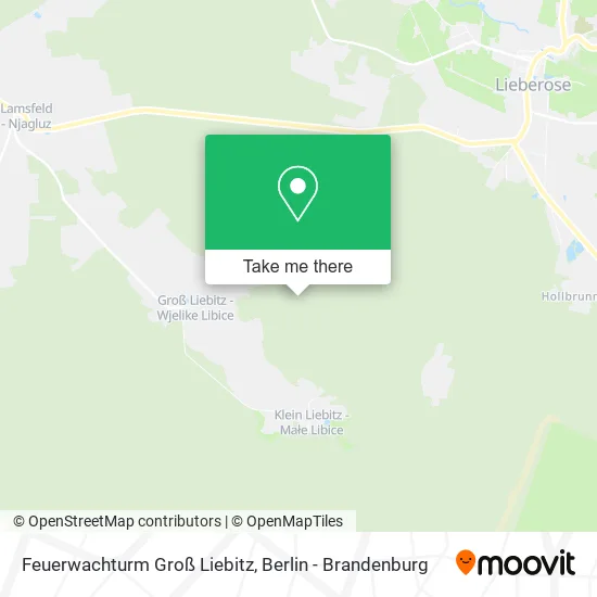 Карта Feuerwachturm Groß Liebitz