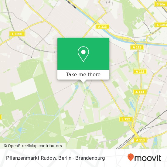 Pflanzenmarkt Rudow map