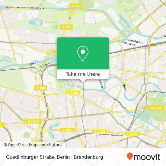 Карта Quedlinburger Straße