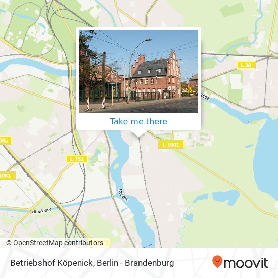 Betriebshof Köpenick map