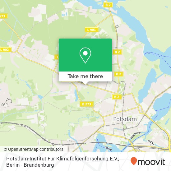 Potsdam-Institut Für Klimafolgenforschung E.V. map