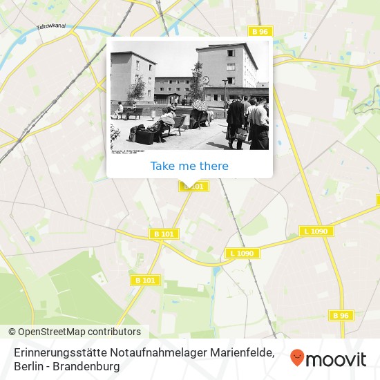 Erinnerungsstätte Notaufnahmelager Marienfelde map