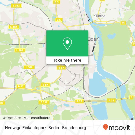 Hedwigs Einkaufspark map