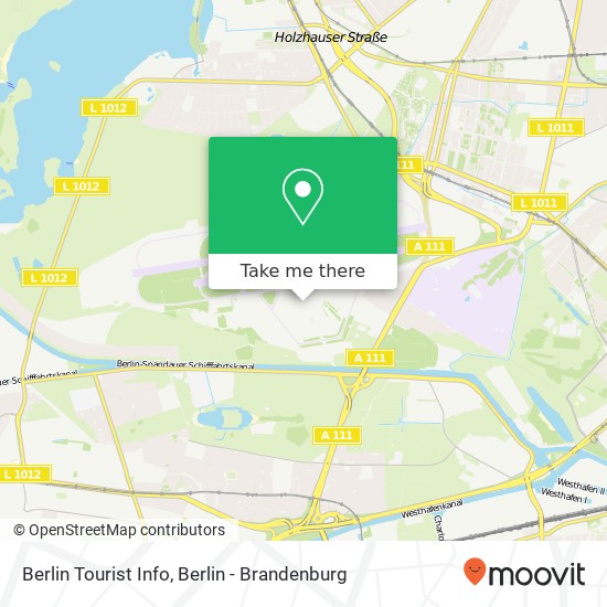 Berlin Tourist Info map