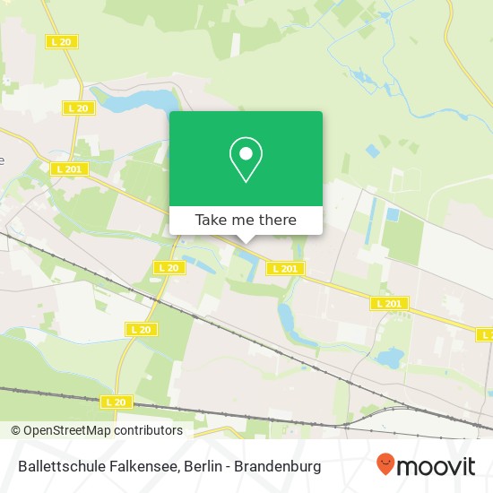 Ballettschule Falkensee map