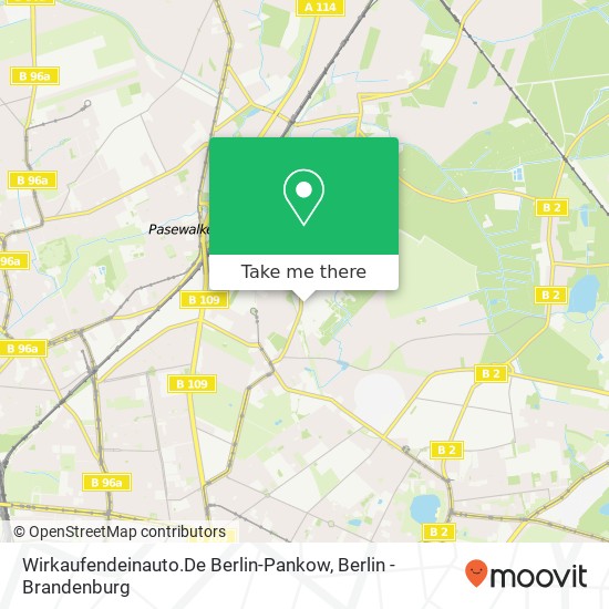 Wirkaufendeinauto.De Berlin-Pankow map