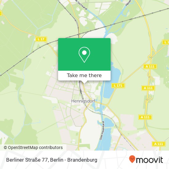 Berliner Straße 77 map