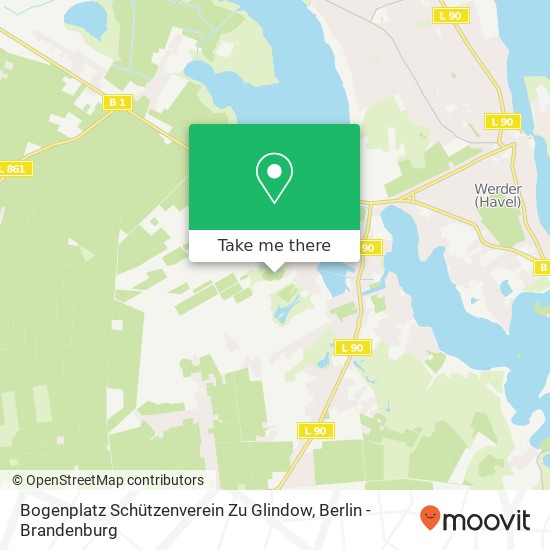 Bogenplatz Schützenverein Zu Glindow map