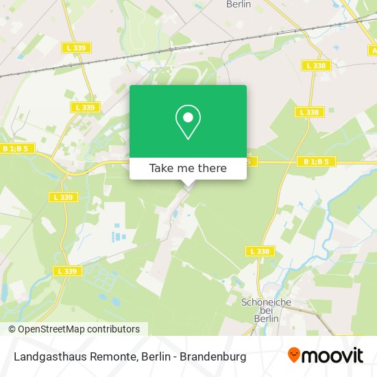 Landgasthaus Remonte map
