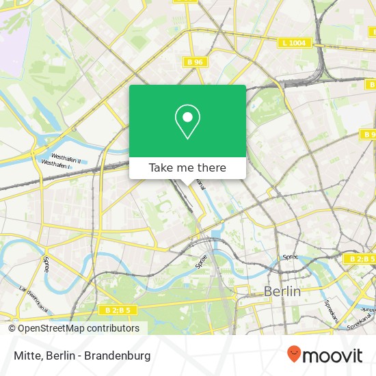 Mitte map