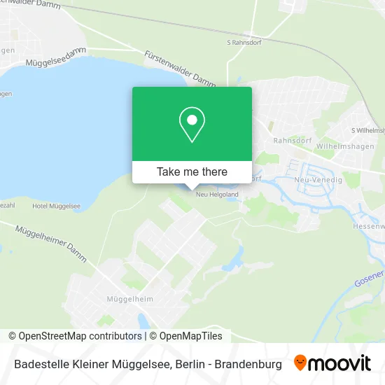 Карта Badestelle Kleiner Müggelsee