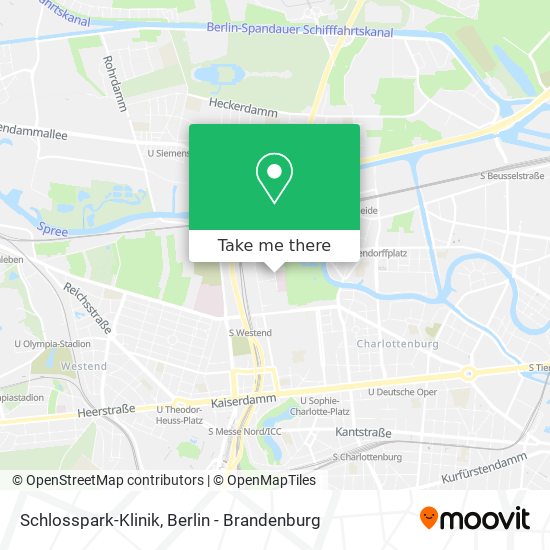 Schlosspark-Klinik map