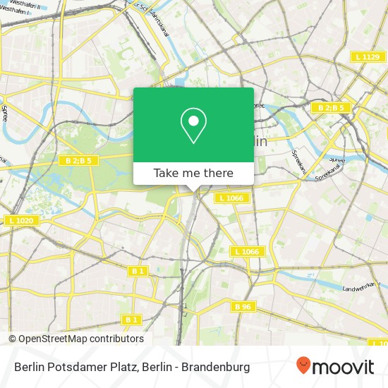 Berlin Potsdamer Platz map