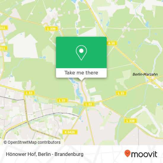 Hönower Hof map