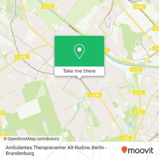 Ambulantes Therapiecenter Alt-Rudow map