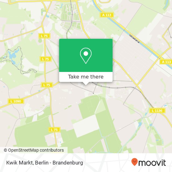 Kwik Markt map