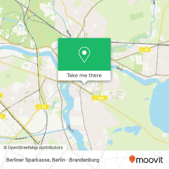 Berliner Sparkasse map
