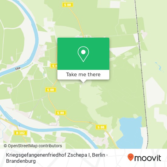 Kriegsgefangenenfriedhof Zschepa I map