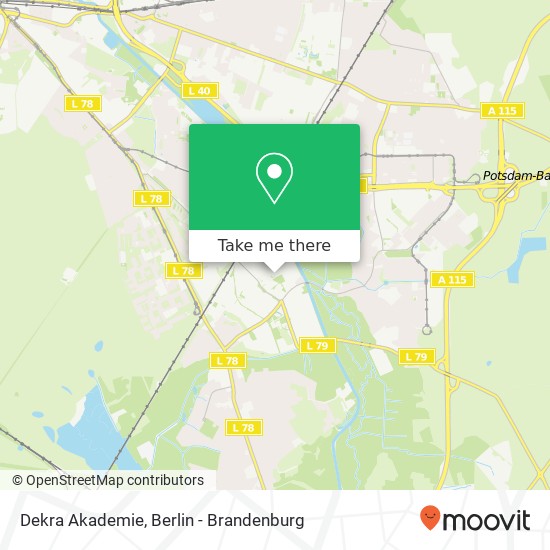 Dekra Akademie map