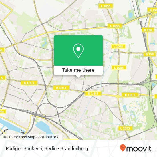 Rüdiger Bäckerei map