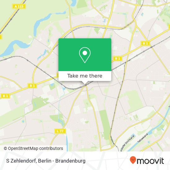 S Zehlendorf map