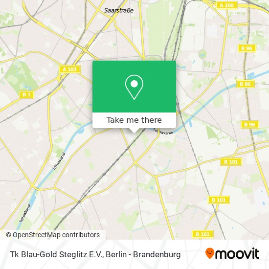 Tk Blau-Gold Steglitz E.V. map