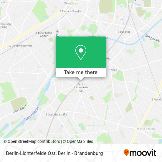 Berlin-Lichterfelde Ost map