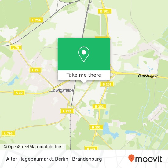 Alter Hagebaumarkt map